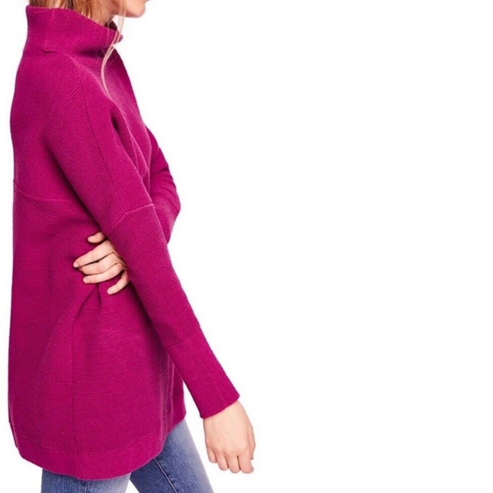 Free people ottoman sweater in mulberry size small